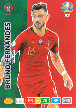 Bruno Fernandes Portugal Panini UEFA EURO 2020#277